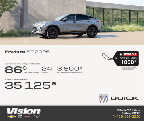 Procurez-vous la Buick Envista 2025