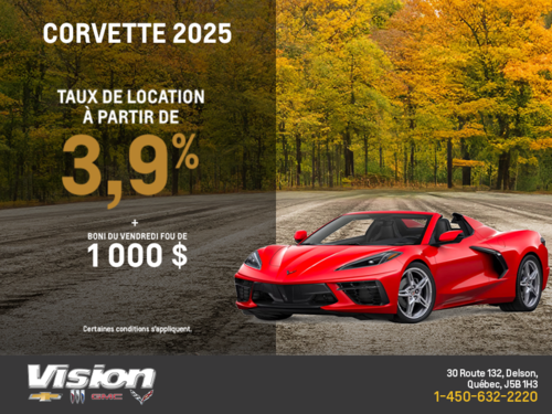Procurez-vous le Chevrolet Corvette 2025