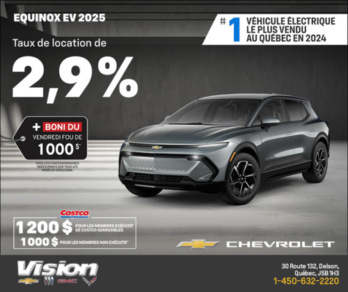 Procurez-vous le Chevrolet Equinox EV 2025