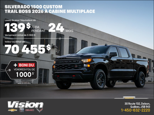 Procurez-vous le Chevrolet Silverado 1500 2026