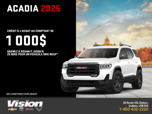 Le GMC Acadia 2025