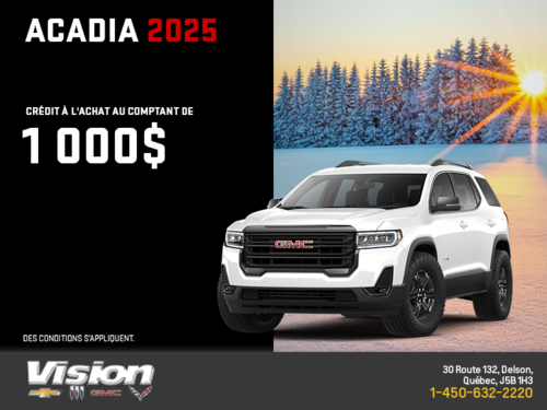 Le GMC Acadia 2025