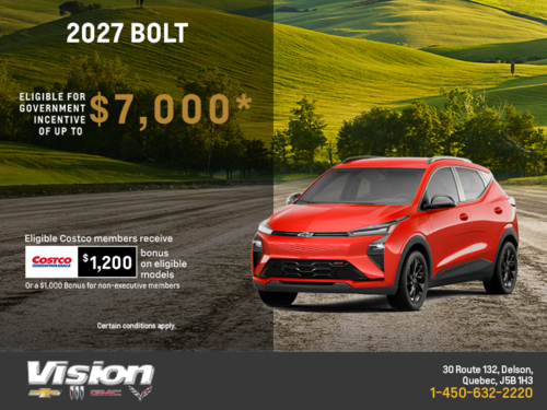 Get the 2027 Chevrolet Bolt