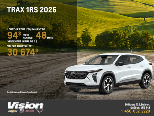 Le Chevrolet Trax 2026