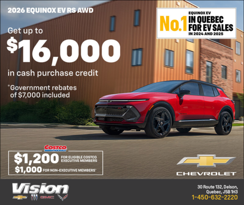 Get the 2026 Chevrolet Equinox EV