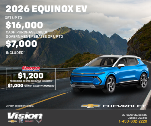 Get the 2026 Chevrolet Equinox EV