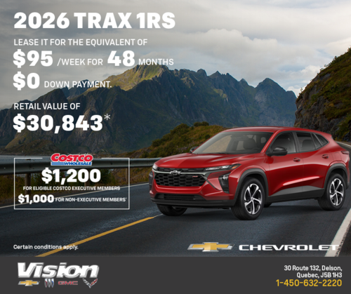 Get the 2026 Chevrolet Trax