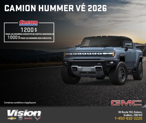 Le GMC Camion Hummer VÉ 2026