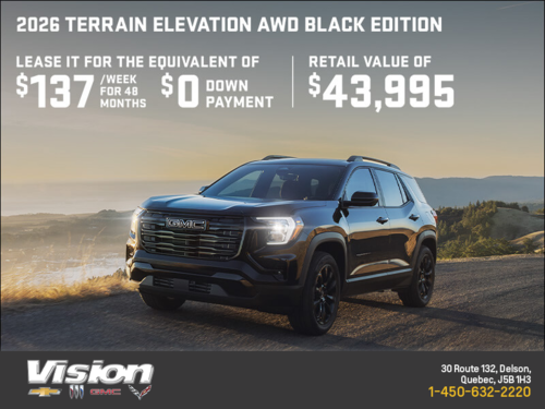 The 2026 GMC Terrain