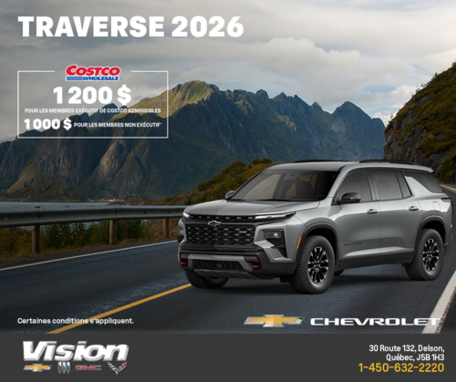 Le Chevrolet Traverse 2026