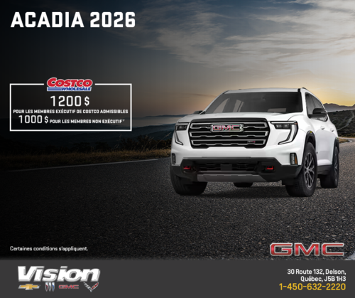 Le GMC Acadia 2026