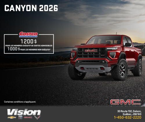Le GMC Canyon 2026