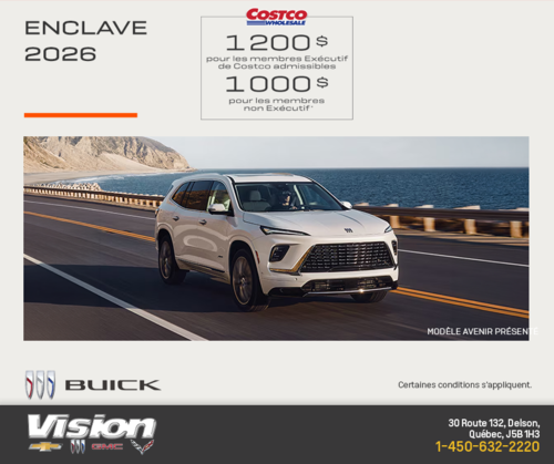 Procurez-vous la Buick Enclave 2026
