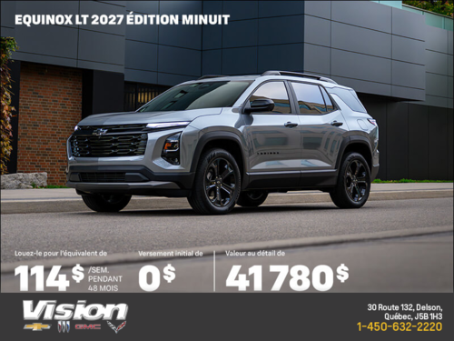 Procurez-vous le Chevrolet Equinox  2027
