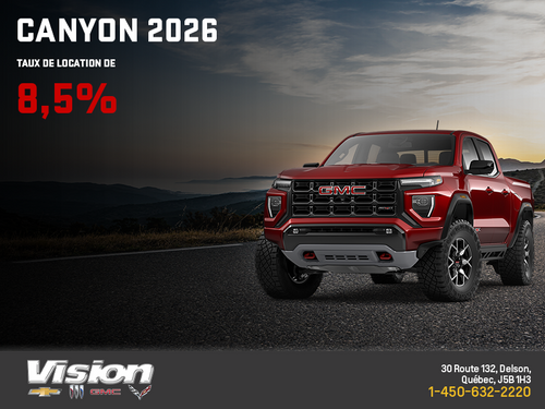 Le GMC Canyon 2026