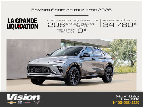 Procurez-vous la Buick Envista 2026