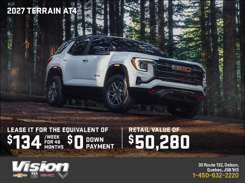 The 2027 GMC Terrain AT4
