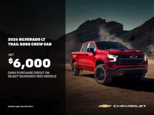 Get the 2026 Chevrolet Silverado LT Trail Boss Crew Cab