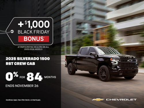 Get the 2025 Chevrolet Silverado 1500 RST Crew Cab