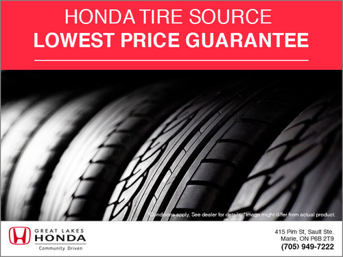 Honda Tire Source Lowest Price Guarantee