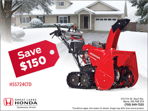 Track Drive, ES Snowblower | HSS724CTD [IN STOCK]