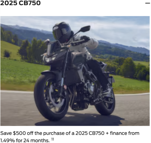 2025 CB750 [In Stock]
