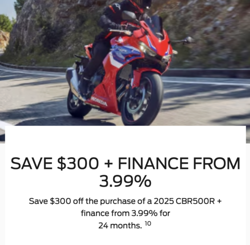 2025 CBR500R [In Stock]