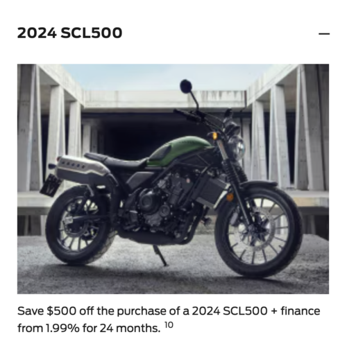 2024 SCL500 [In Stock]