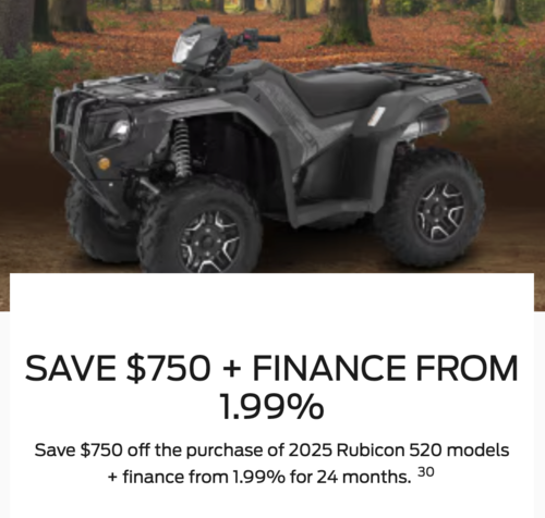 2025 Rubicon 520 [In Stock]