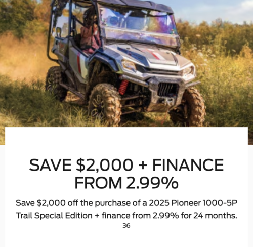 2025 Pioneer 1000-5P Trail Special Edition [In Stock]