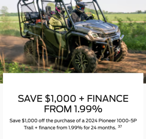 2024 Pioneer 1000-5P Trail [In Stock]