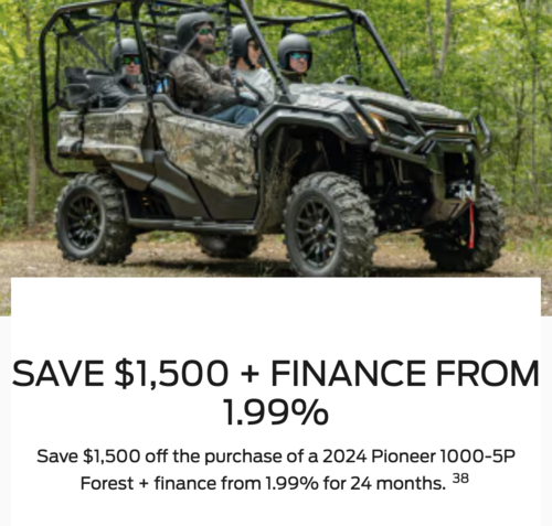 2024 Pioneer 1000-5P Forest [In Stock]