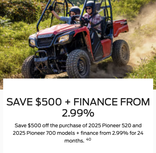 2025 Pioneer 520 and 2025 Pioneer 700 [In Stock]
