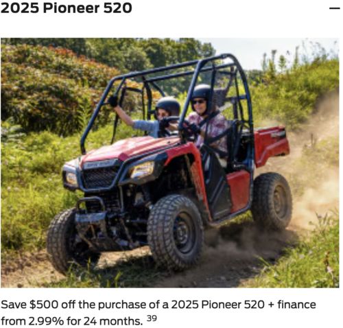 2025 Pioneer 520 [In Stock]