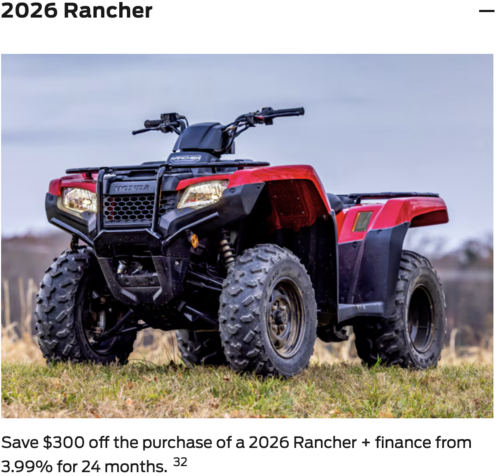 2026 Rancher [In Stock]