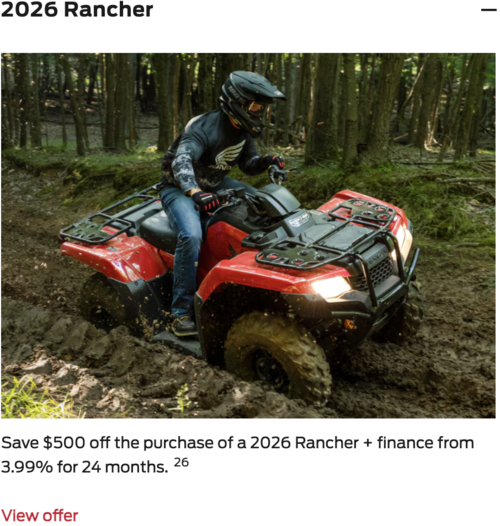 2026 Rancher [In Stock]