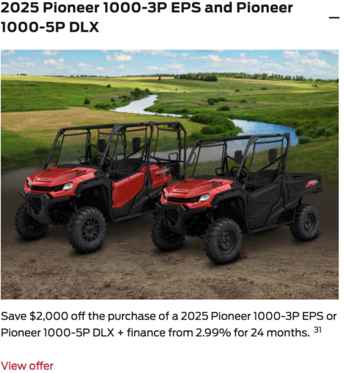 2025 Pioneer 1000-3P EPS and Pioneer 1000-5P DLX [In Stock]