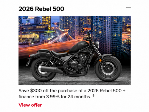 2026 Rebel 500 [in Stock]
