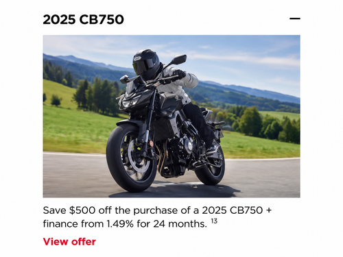 2025 CB750 [in Stock]
