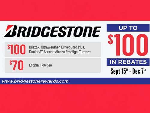 Bridgestone Offers & Rebates