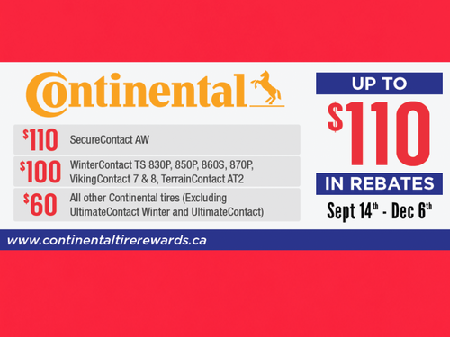 Continental Offers & Rebates