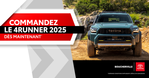 COMMANDEZ LE 4RUNNER 2025!