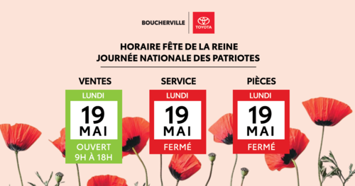 HORAIRE FÊTE DE LA REINE