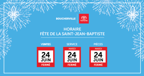HORAIRE SAINT-JEAN-BAPTISTE