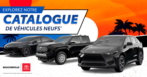 EXPLOREZ NOTRE CATALOGUE DE VÉHICULES NEUFS !