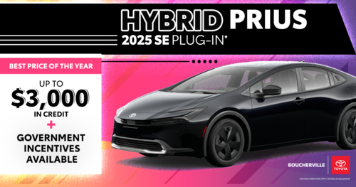 2025 HYBRID PRIUS SE PLUG-IN!