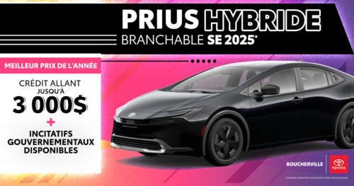 PRIUS HYBRIDE BRANCHABLE SE 2025!