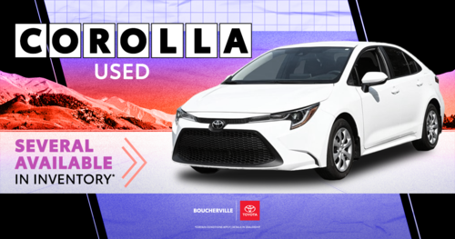 USED COROLLA AVAILABLE !