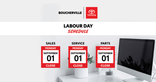 LABOUR DAY SCHEDULE