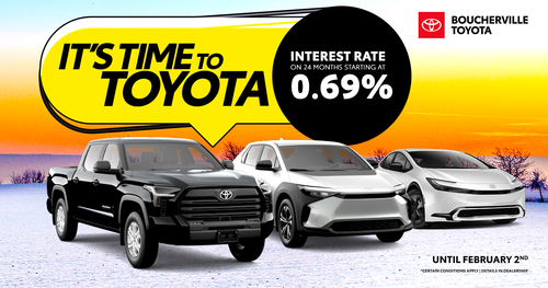 IT'S TIME TO TOYOTA !